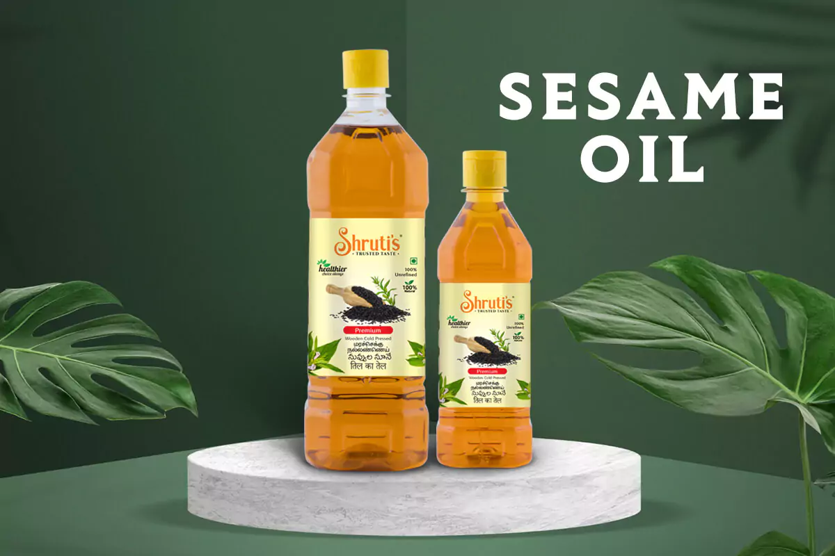 Shrutis cold pressed sesame oils