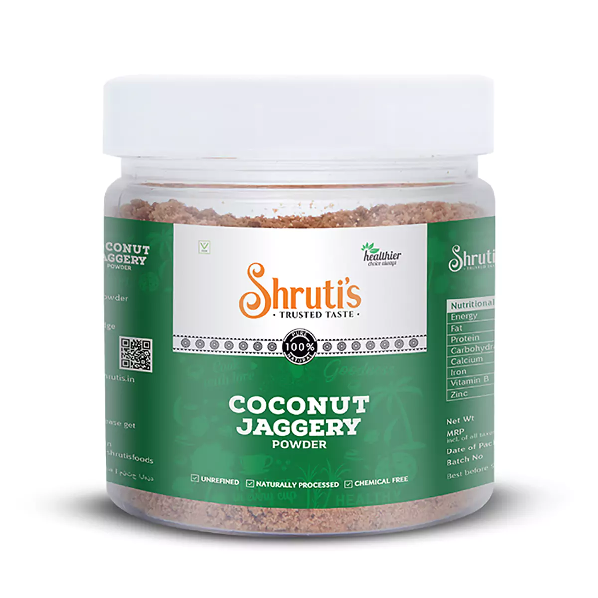 Shrutis Coconut Palm Jaggery Powder 250 gm
