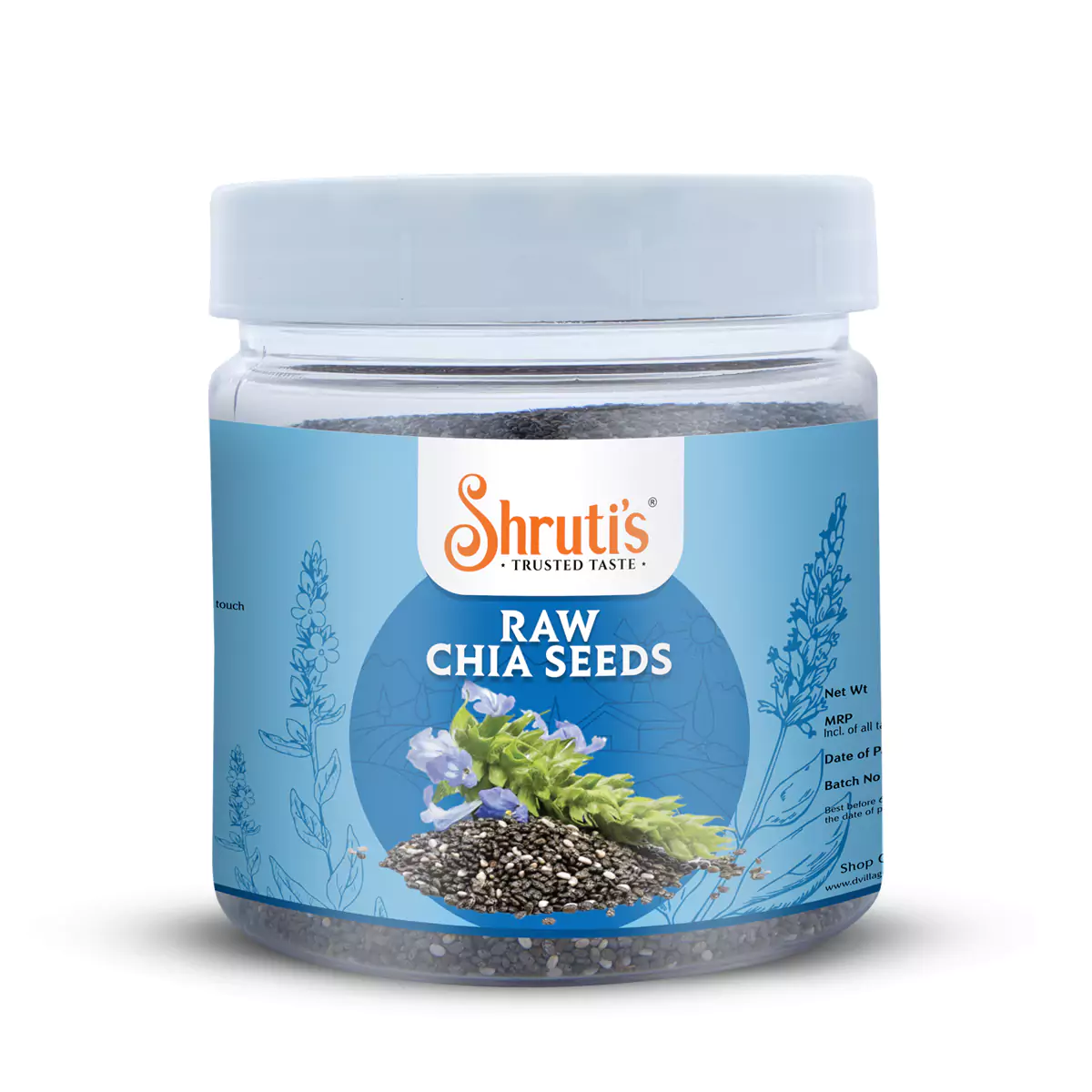 Shrutis Raw Chia Seeds 250 gm